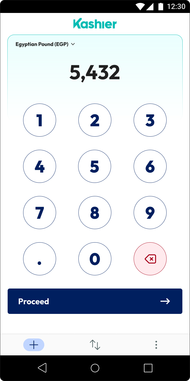 POS card payment — Confirm Amount